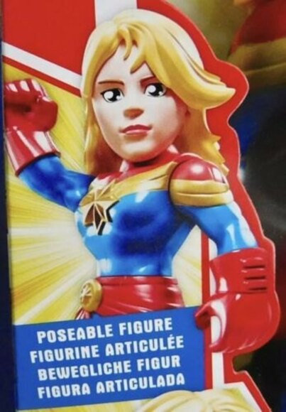 NEW! Hasbro Playskool Mega Mighties Marvel Super Hero Adventures Captain Marvel - Picture 2 of 8
